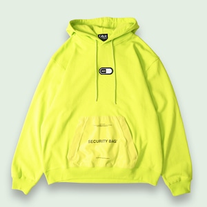 RUBBER CUPSULE TACTICAL HOODIE - NEON GREEN