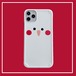税関込☆笑顔 iPhone11 Pro/11/xs/xr/8 可愛いケース 白 超軽量☆新品発売