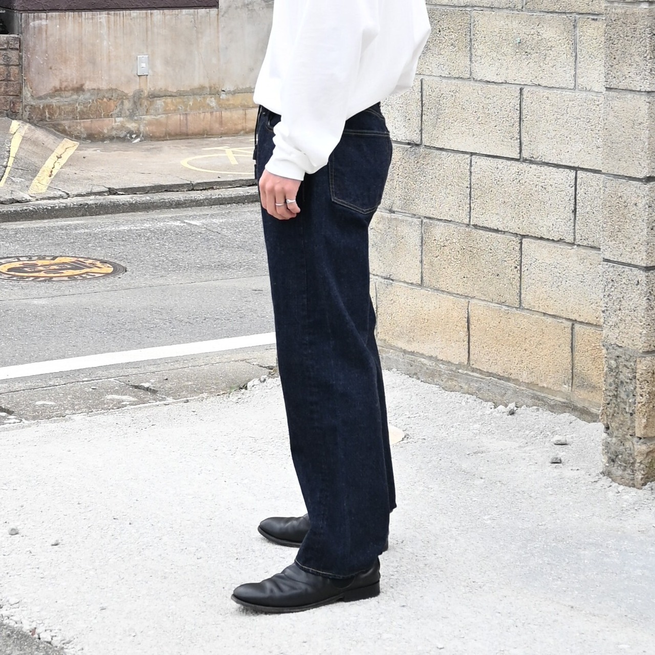 ジャカードツイード生地を使用したハンティングオーバーコート