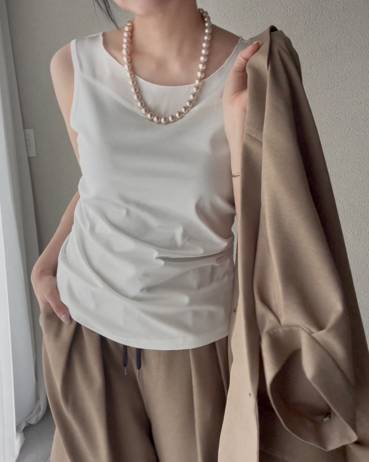 SELECT〉サテンコンビタンクトップ P261-22032 | SYSORUS