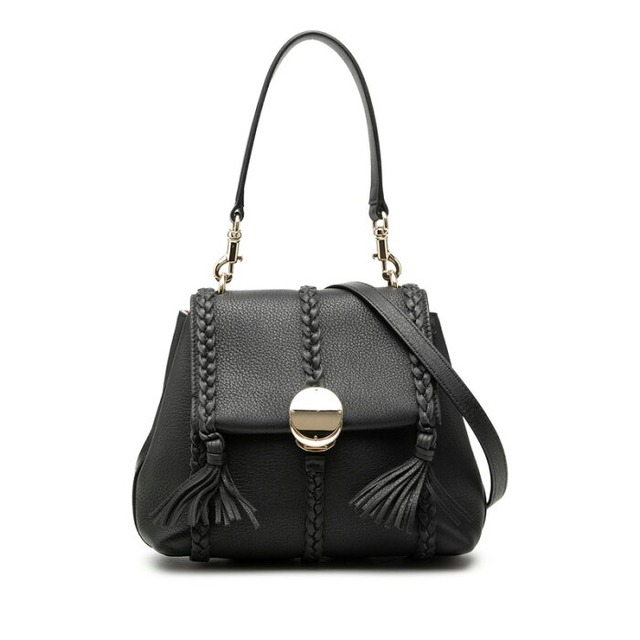 クロエ PENELOPE ペネロペ ハンドバッグ ショルダーバッグ 2WAY ブラック レザー レディース Chloe 【中古】
