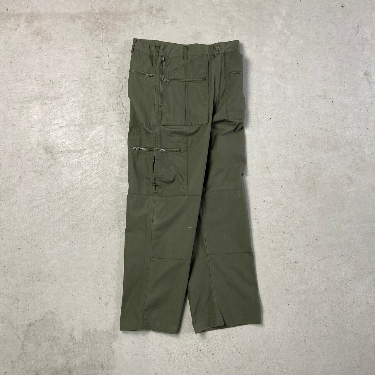 stone  テーパードカーゴパンツ　ミリタリー　カーキ　W30 362d5db673f330ef12d103839a1e7d