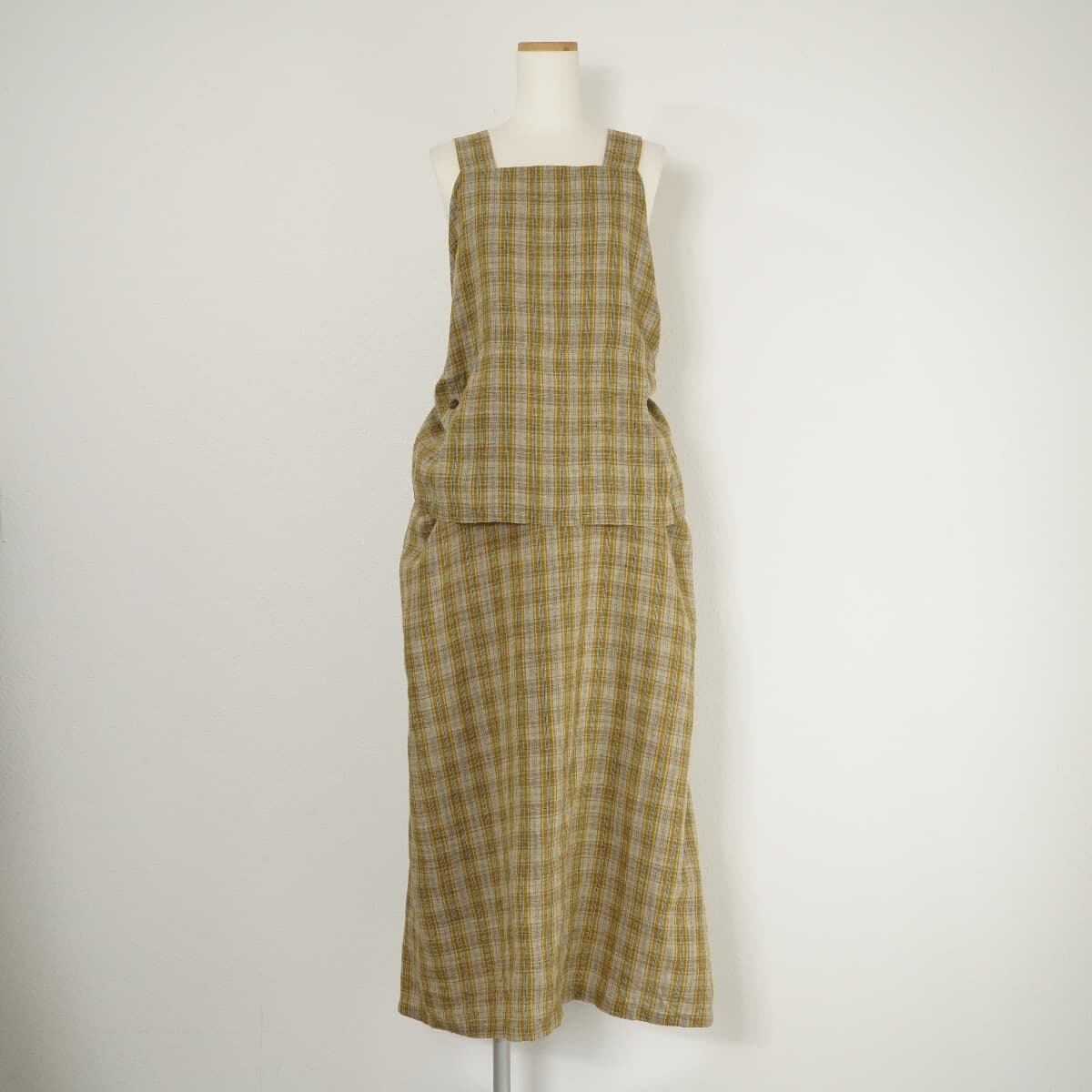 20SS Vlas Blomme ヴラスブラム コルトレイクリネンジャンパースカート  