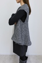 ツイードVネックベスト［90023］
