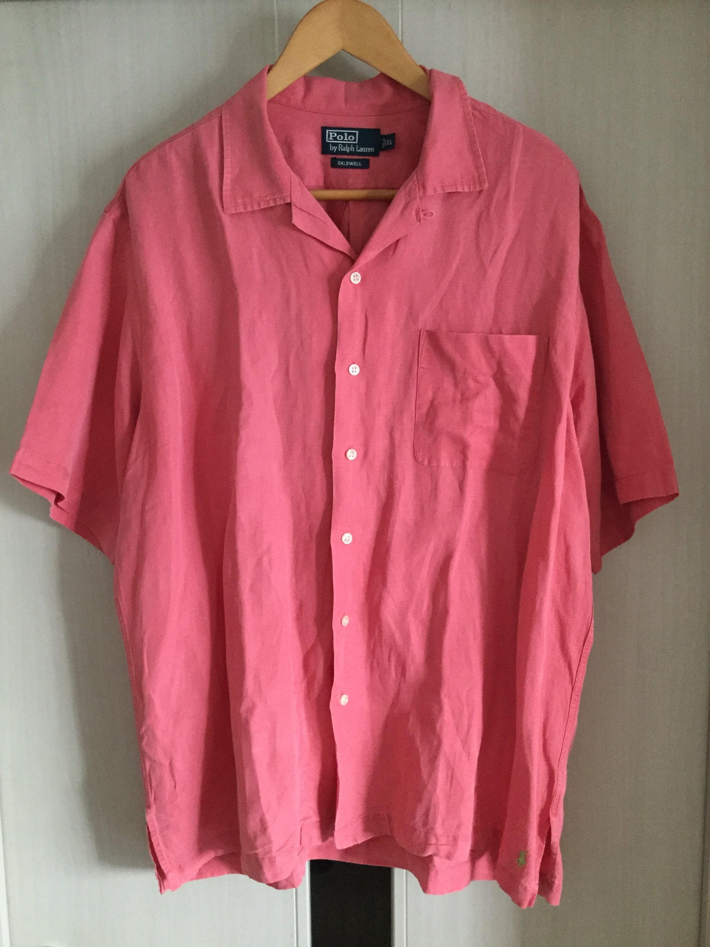 90s Polo by Ralph Lauren - S/S Open Collar Shirt 