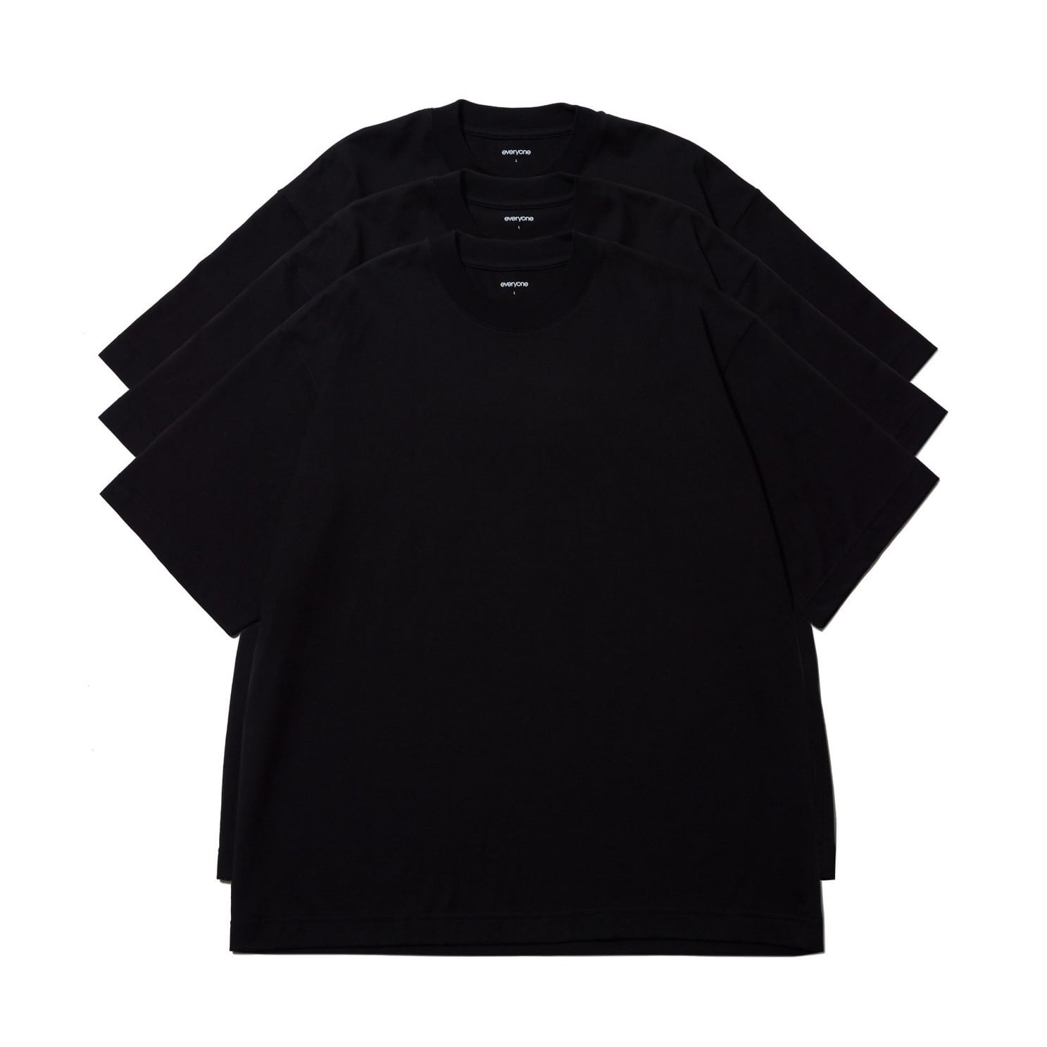 everyone 3P tee shirts (BLACK) | everyone 