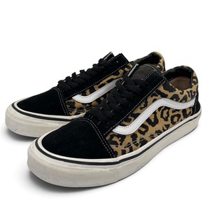 【VANS】OLD SKOOL 36 DX Anaheim Factory Pack バンズ オールドスクール スニーカー アナハイム 26cm 黒 レオパード柄 アニマル 508731