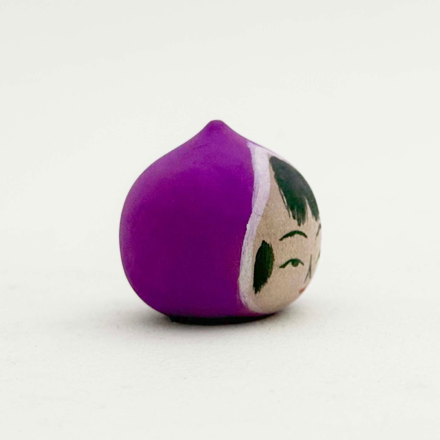 栗坊やこけし（遠刈田系 / 小笠原義雄工人）小