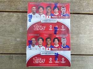 サッカー 2025 TOPPS UEFA JAPAN EDITION 未開封 BOX