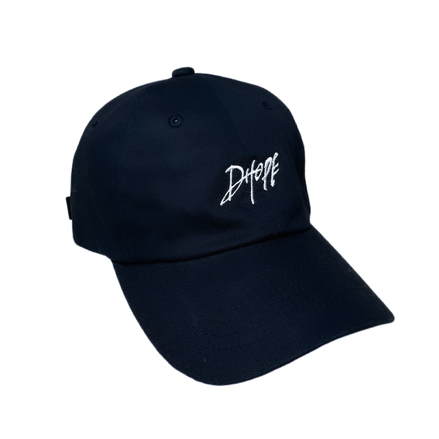 D/HOPE  LOGO LOW CAP "BLACK×WHITE"