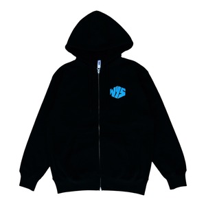 WYS Chunky Zip Hoodie (black)