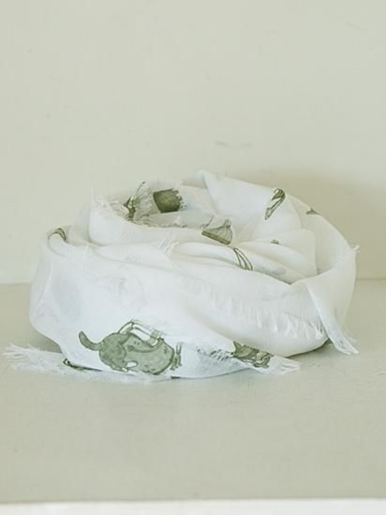 R&D.M.Co-(オールドマンズテーラー)GREAT GREEN THUMB GAUZE SHAWL Green