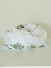 R&D.M.Co-(オールドマンズテーラー)GREAT GREEN THUMB GAUZE SHAWL Green