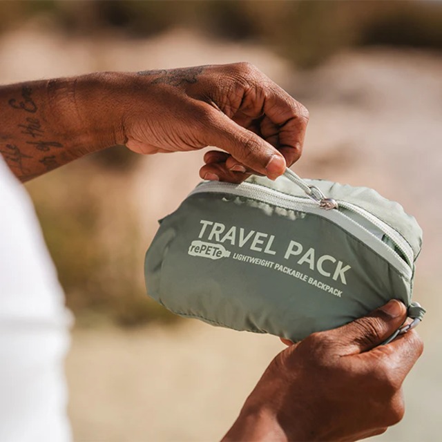 【CHICOBAG】トラベルパック rePETe + Refine /   セージ