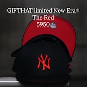 【gifthat別注】 NEW ERA 59FIFTY/5950 ニューヨーク・ヤンキース -The Red-