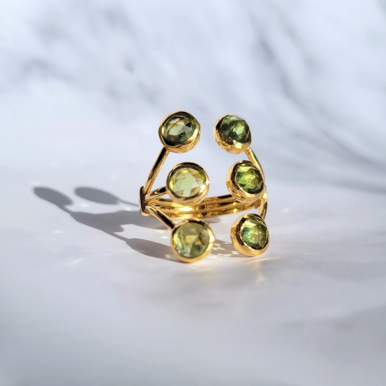 【即納】Orb Bouquet *PERIDOT* -anelli-
