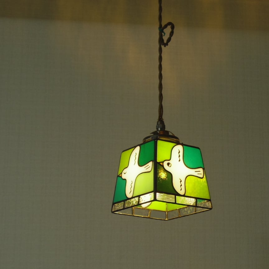 ペンダントランプ「 森林浴だよ！鳥さんランプ」 | naranja