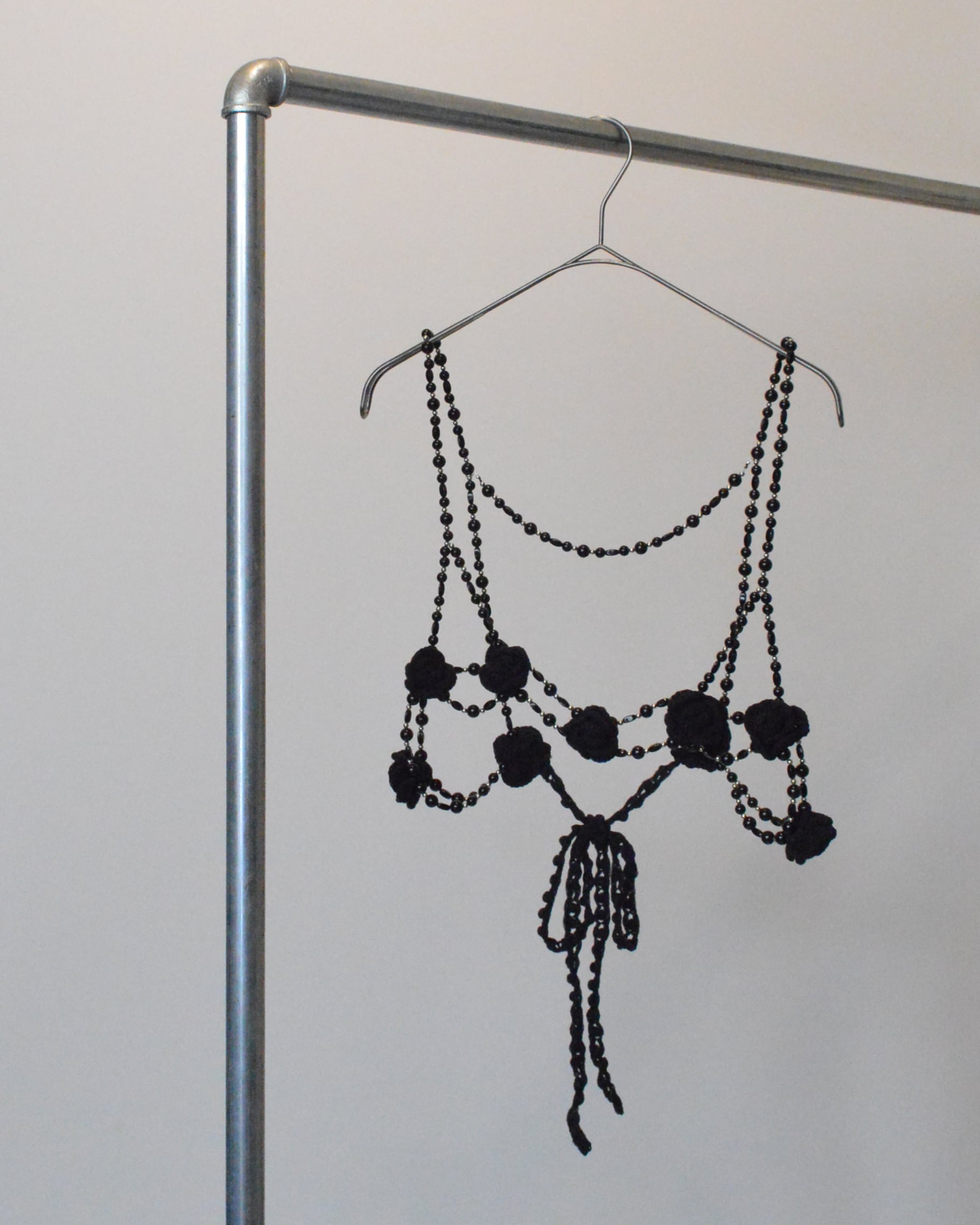 フラワービーズハーネス Crochet flower&beads harness ・C/♯black | FAD distortion