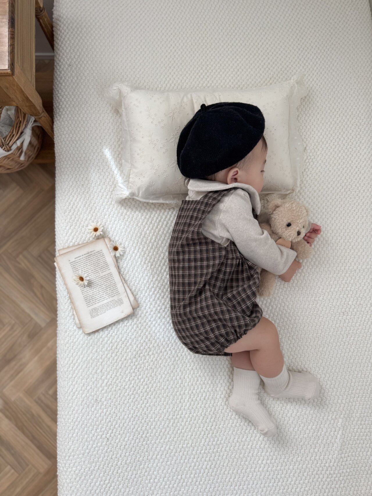 【即納】checked rompers / mimimarket