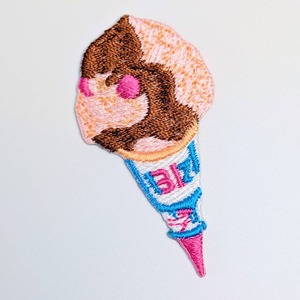 送料無料！ ★刺繍アイロンワッペン★【 Baskin-Robbins （バスキン・ロビンス）】 31アイスクリーム ・サーティワン   〚アメリカン雑貨 アメトイ〛