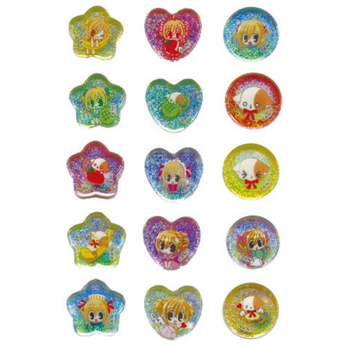 【ロット販売】【6入】きらりん☆レボリューションクリスタルシールきらりとなーさん(8820250)