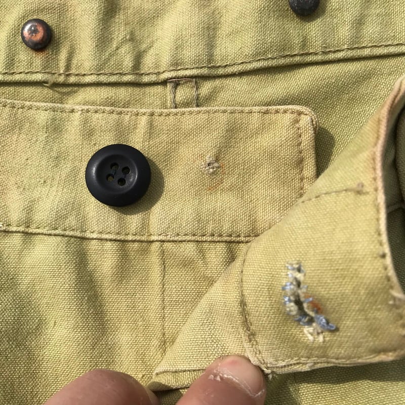 30's 40's ダックロガーパンツ ドーナツボタン 大戦 WW II ダブルニー