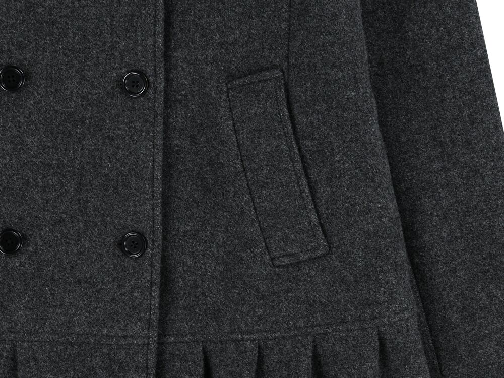 COYSEIO] COY DOUBLE COAT GREY 正規品 韓国ブランド 韓国通販 韓国