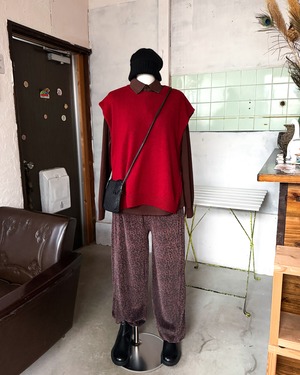 【SOIL WOMEN】7G  WOOL VEST