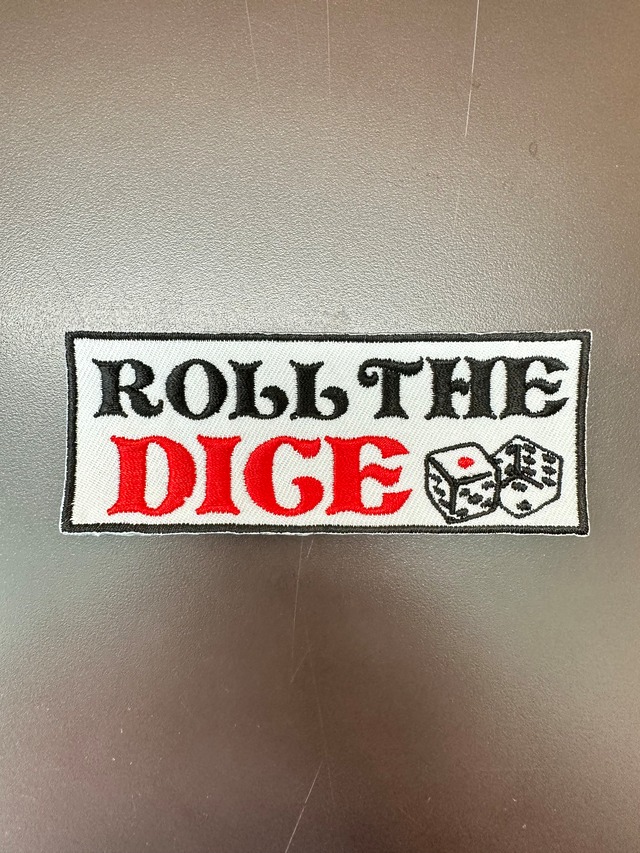 ROLL THE DICE originalワッペン