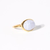 【13号】ブルーレースアゲート リング