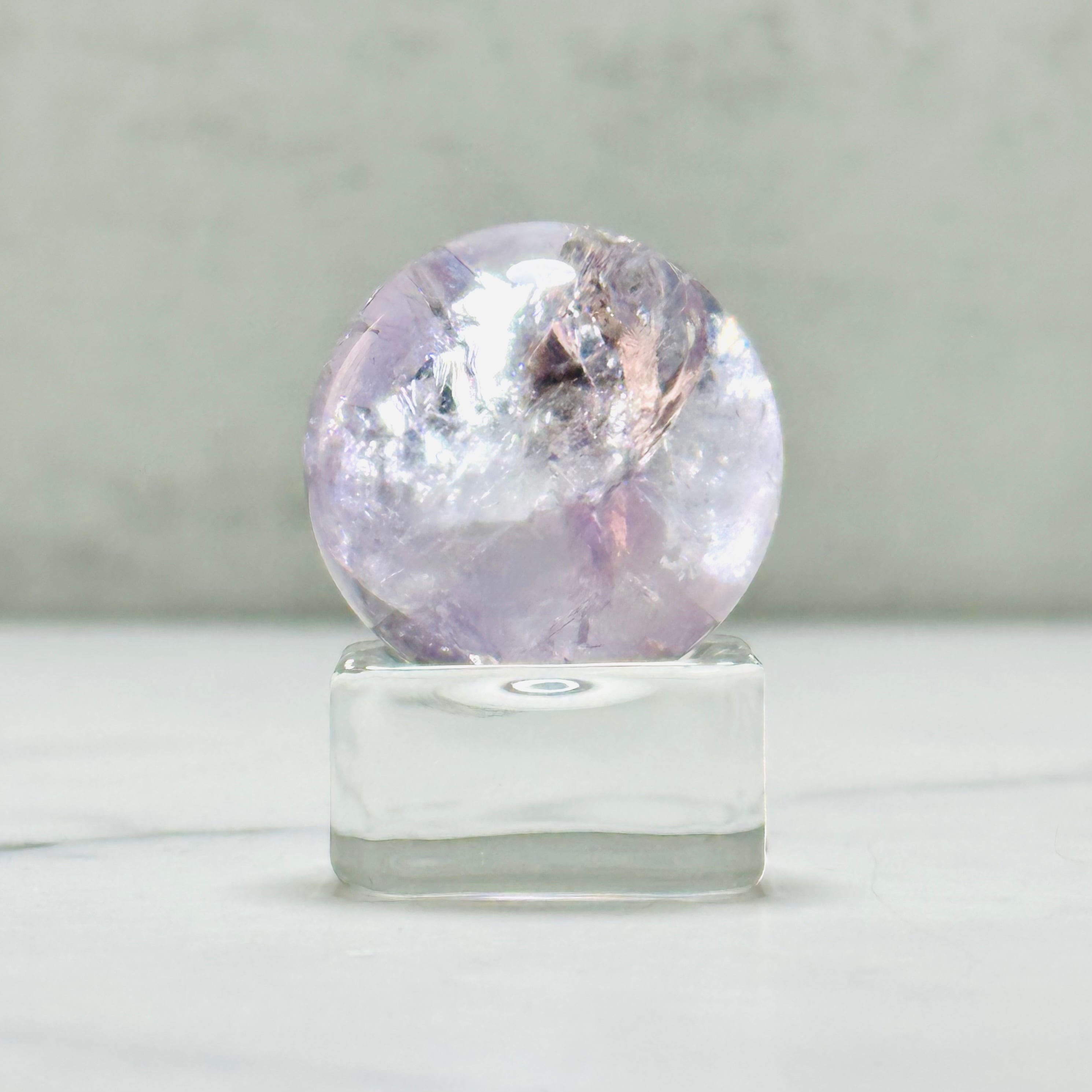 癒しの天然石｜ラベンダーアメジストスフィア Φ28mm | Mt.Sophia