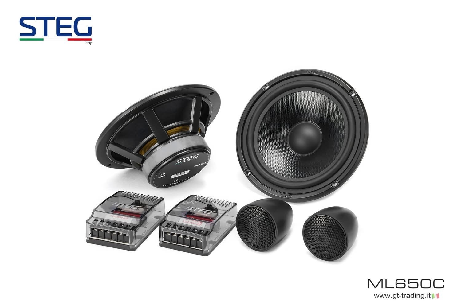 国内正規品】STEG ML650C 2wayセパレート コンポーネントスピーカー