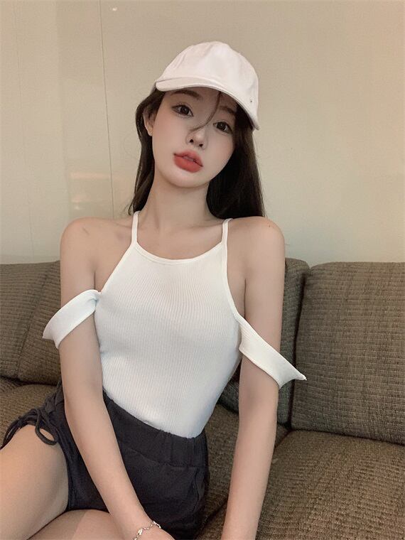 ニットサマーホワイトショートジャケット 夏物 ピュア ヨーロピアン ブラックストロベリース90856862541