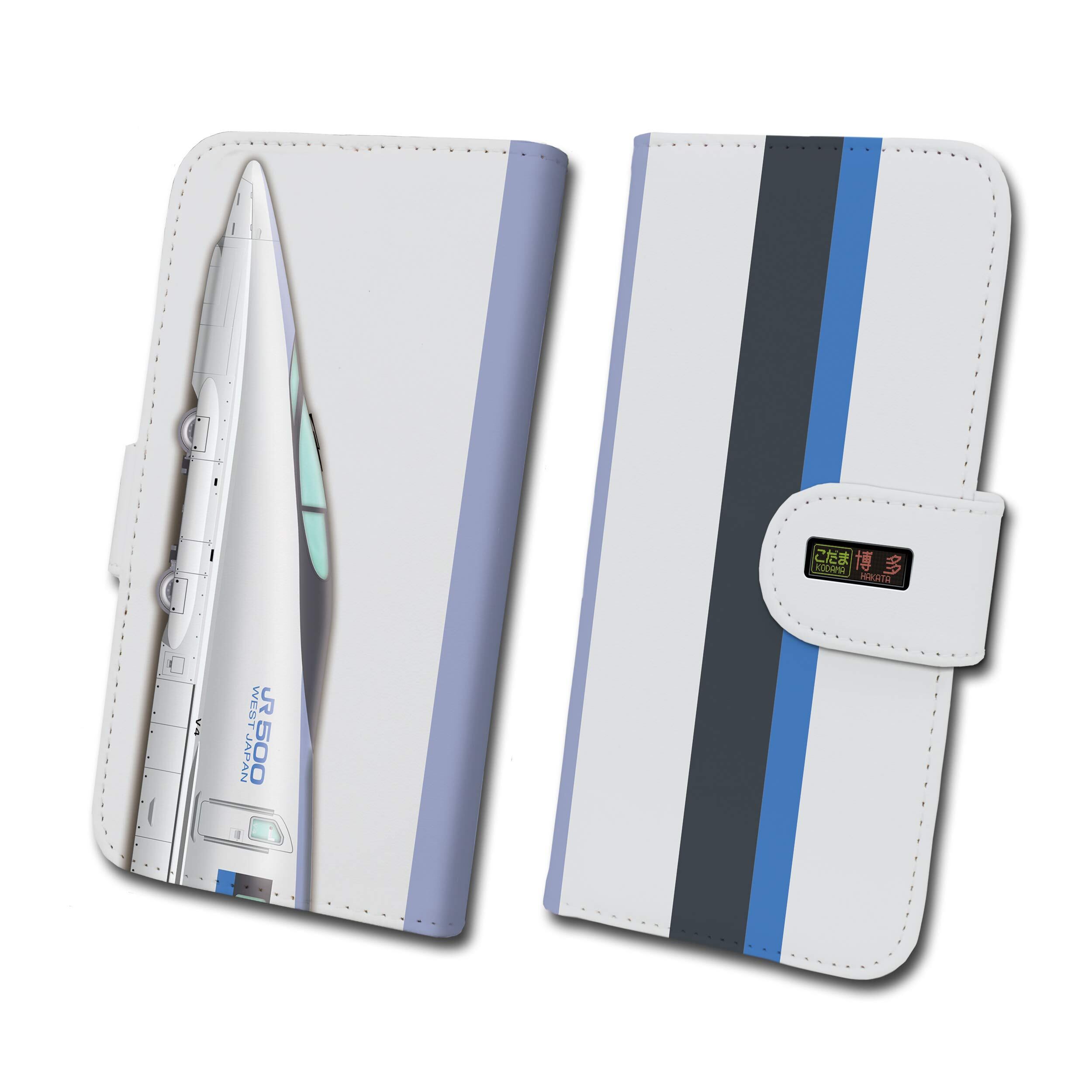 ダイビ(Daibi) JR西日本 500系 鉄道スマホケース No.85 多機種対応Lサイズ Android各種/iPhone12/12Pro/iPhone11/11Pro/X/Xs/XR【手帳タイプ】tc-t-085-al