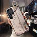 Galaxy S22 Ultra/S21+/S10ケース 花柄 園芸風 風景美 お洒落♪ ギャラクシーS9+カバー スタンド ベルト付き 和風◎