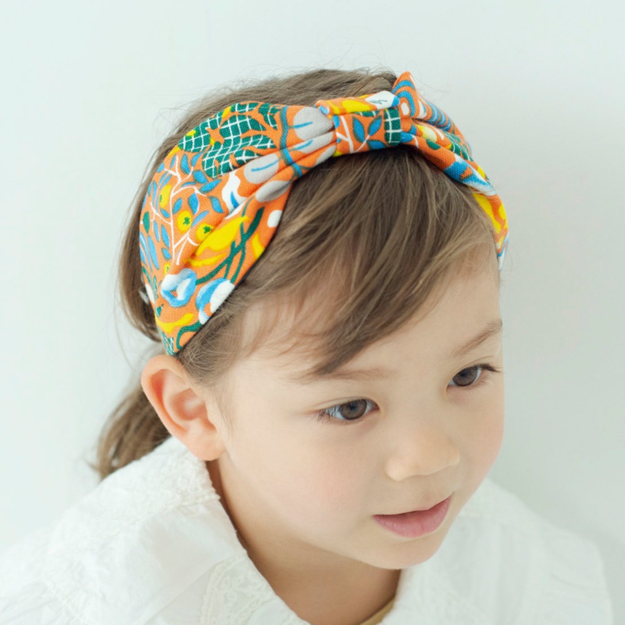 ヘッドバンド 【オレンジ】52cm 全3色 推奨年齢3歳〜7歳