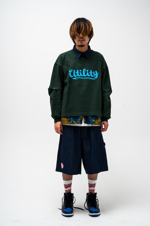 [2022ss] EFFECTEN(エフェクテン) attachment 'utility logo' L/S Tee (無地)