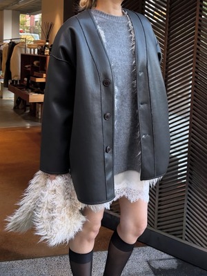 【25AW】PRANK PROJECT プランクプロジェクト /Reversible Fur Coat / ファーコート