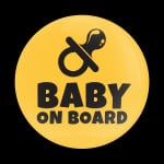 ゴーバッジ(ドーム)（CD1073 - BABY ON BOARD） - 画像1