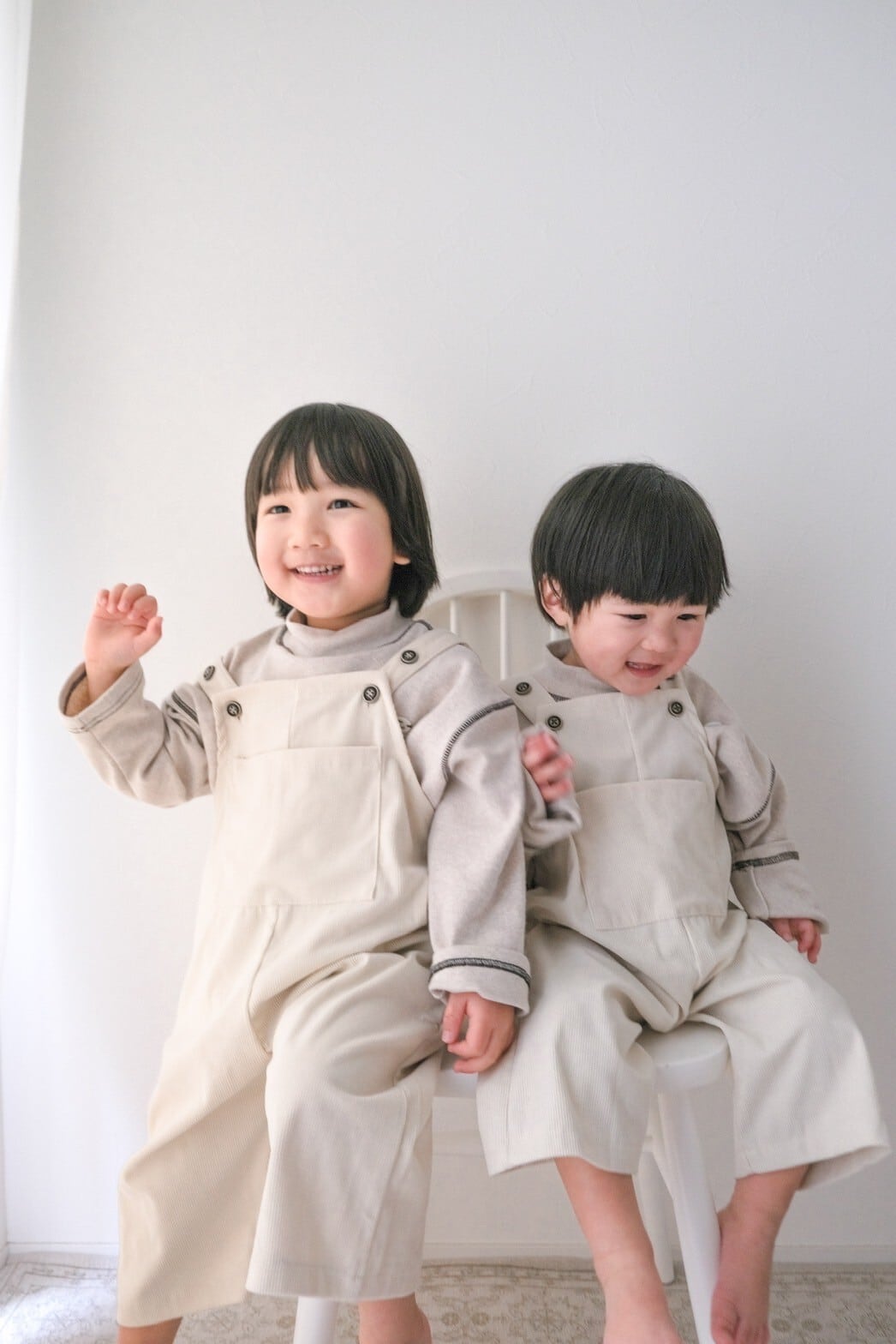 【 一部即納 】(66〜100) 着回し力抜群!コーデュロイオーバーオール 公園にもお出かけにも◎ - blue select