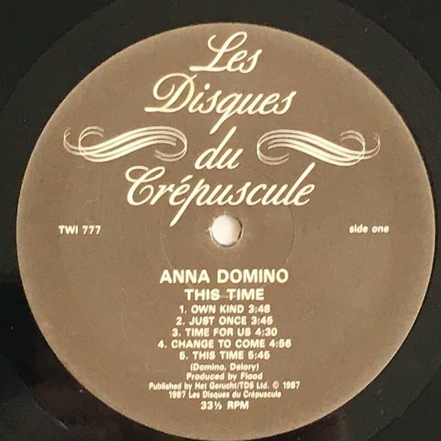 LP】Anna Domino – This Time | マメシバレコード mameshiba records