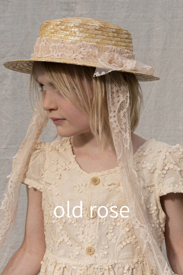 FROU FROU-THE CHARLOTTE HAT/OLD ROSE