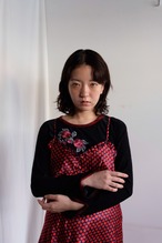 Apple pattern camisole dress