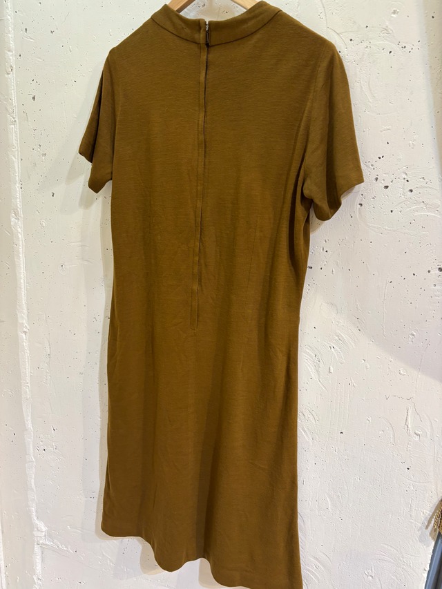 60’s “Sears” brown wool dress