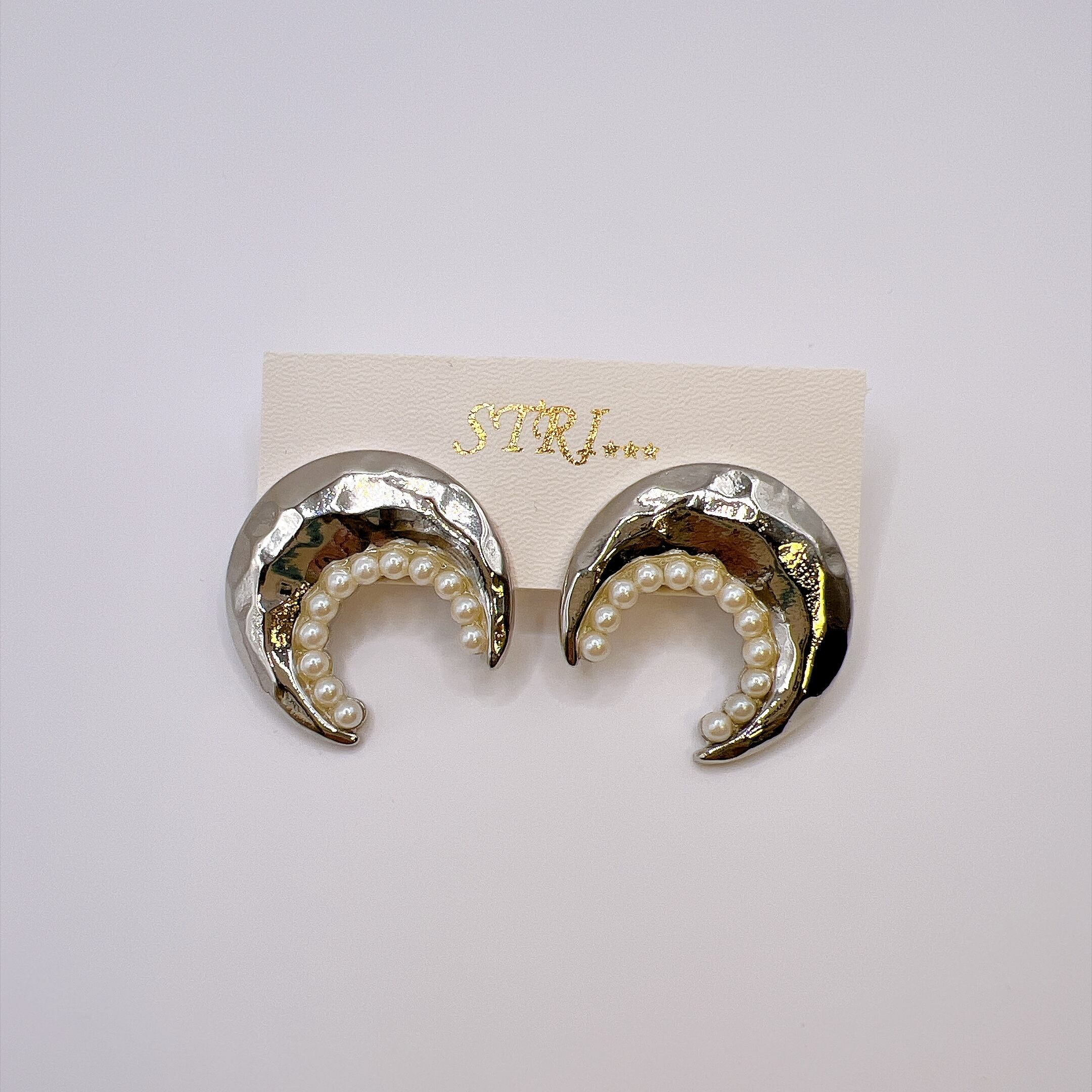 STRI Tsukiyo ピアス/シルバー