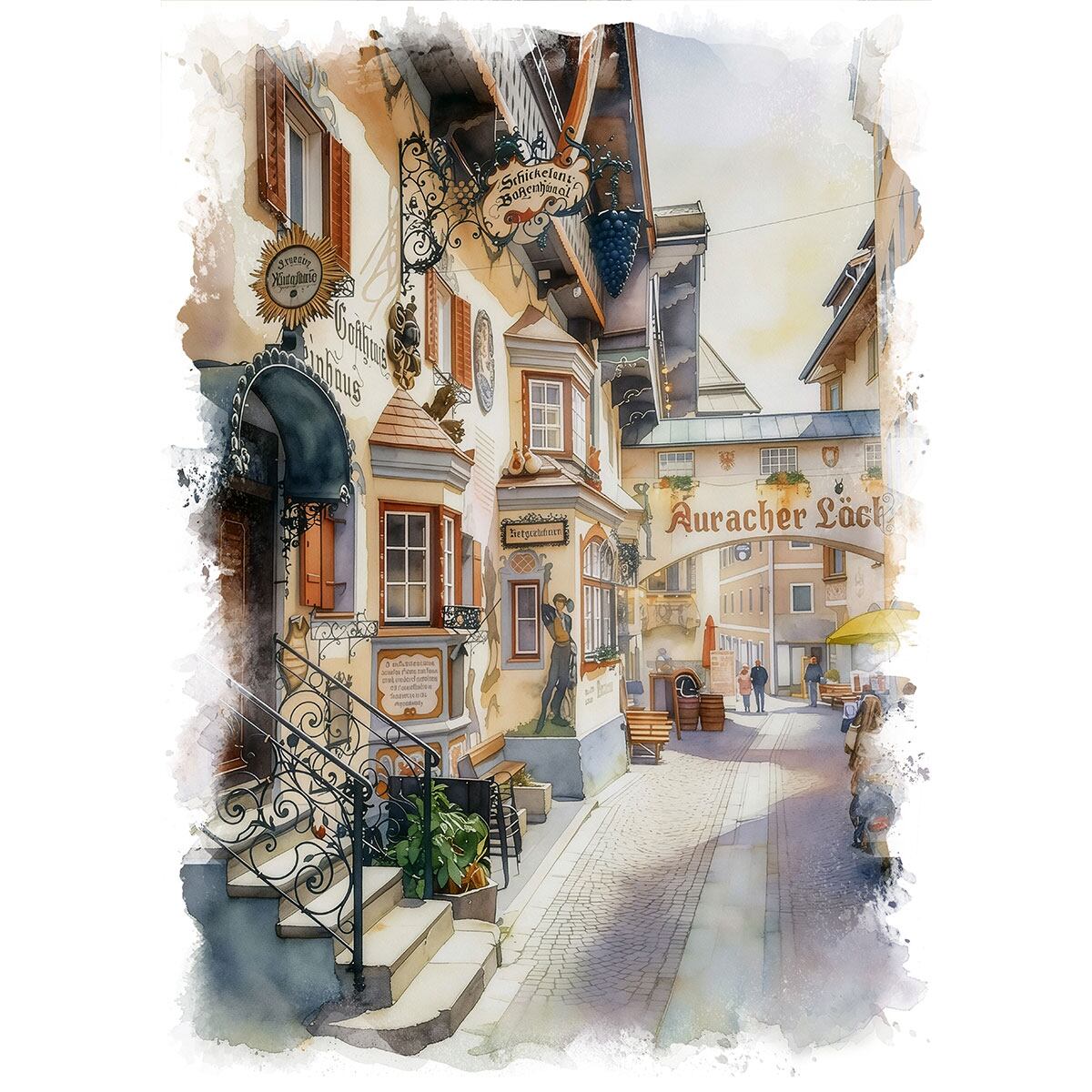 絵画 風景画(街並み) オランダ アムステルダムセ・グラハテン