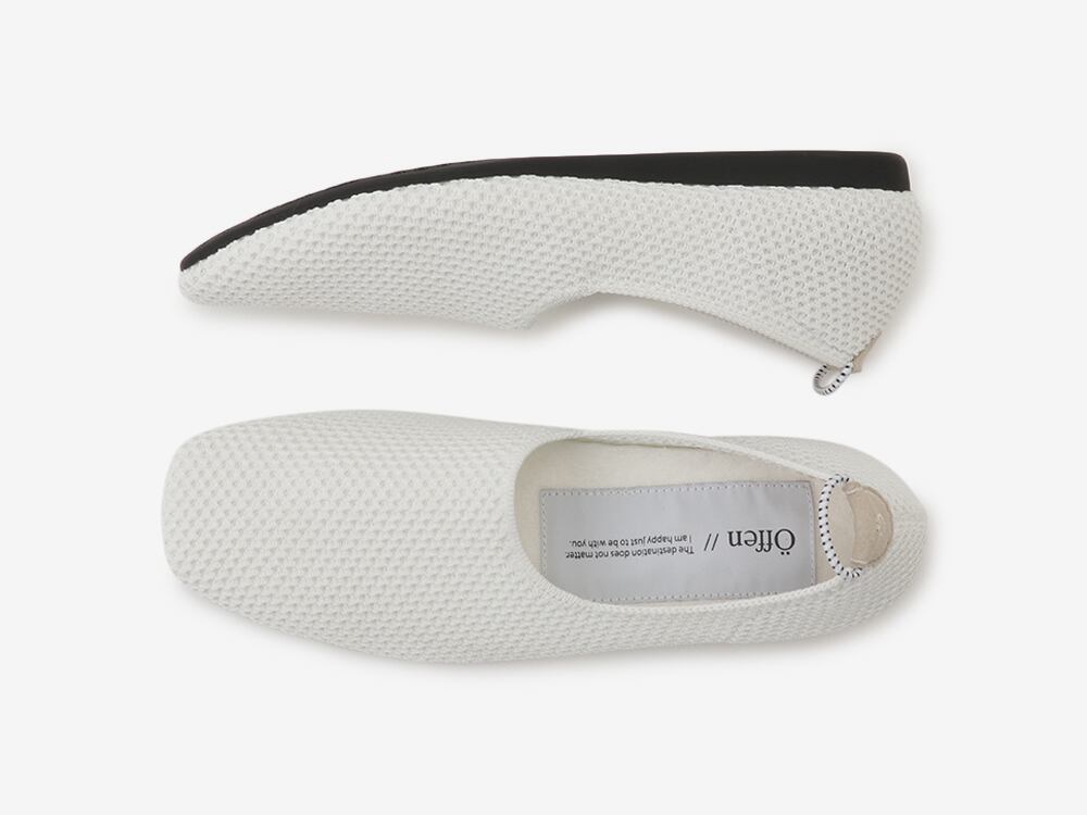 plain pattern / WHITE | Offen