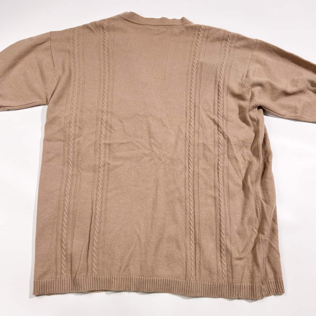 アンサンブル カシミヤ100% CHENONCEAUX シュノンソー セットアップ カーディガン ニット セーター /ベージュ系 レディース