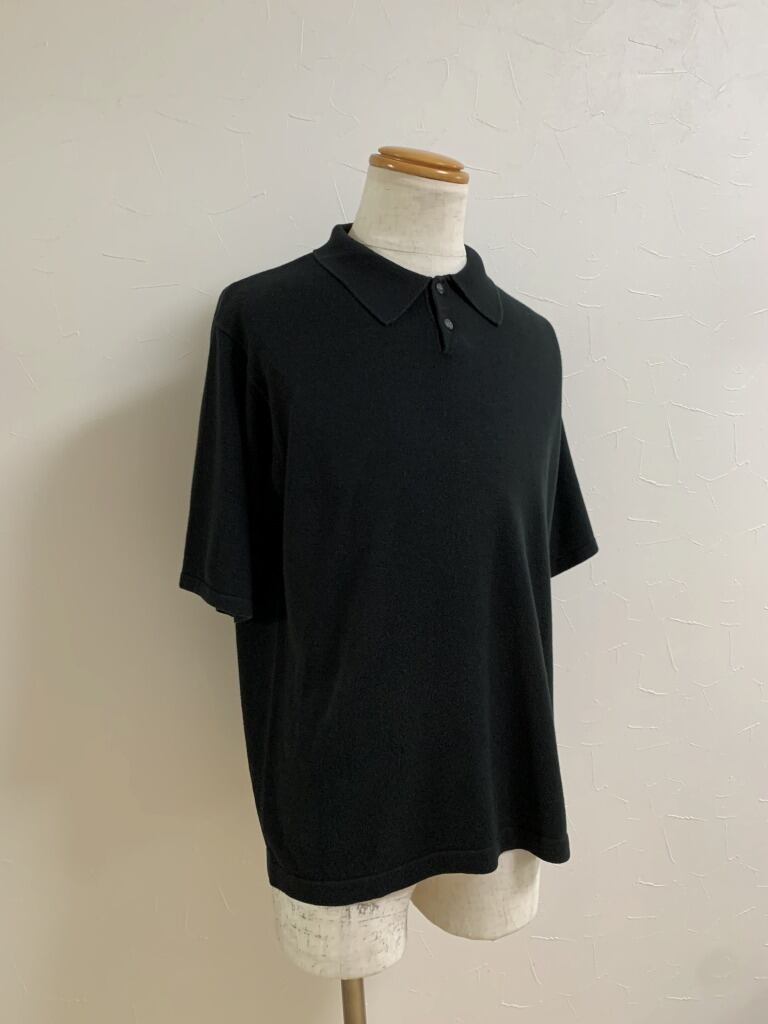 1990's Solid Color Short Sleeve Knit Polo Shirt