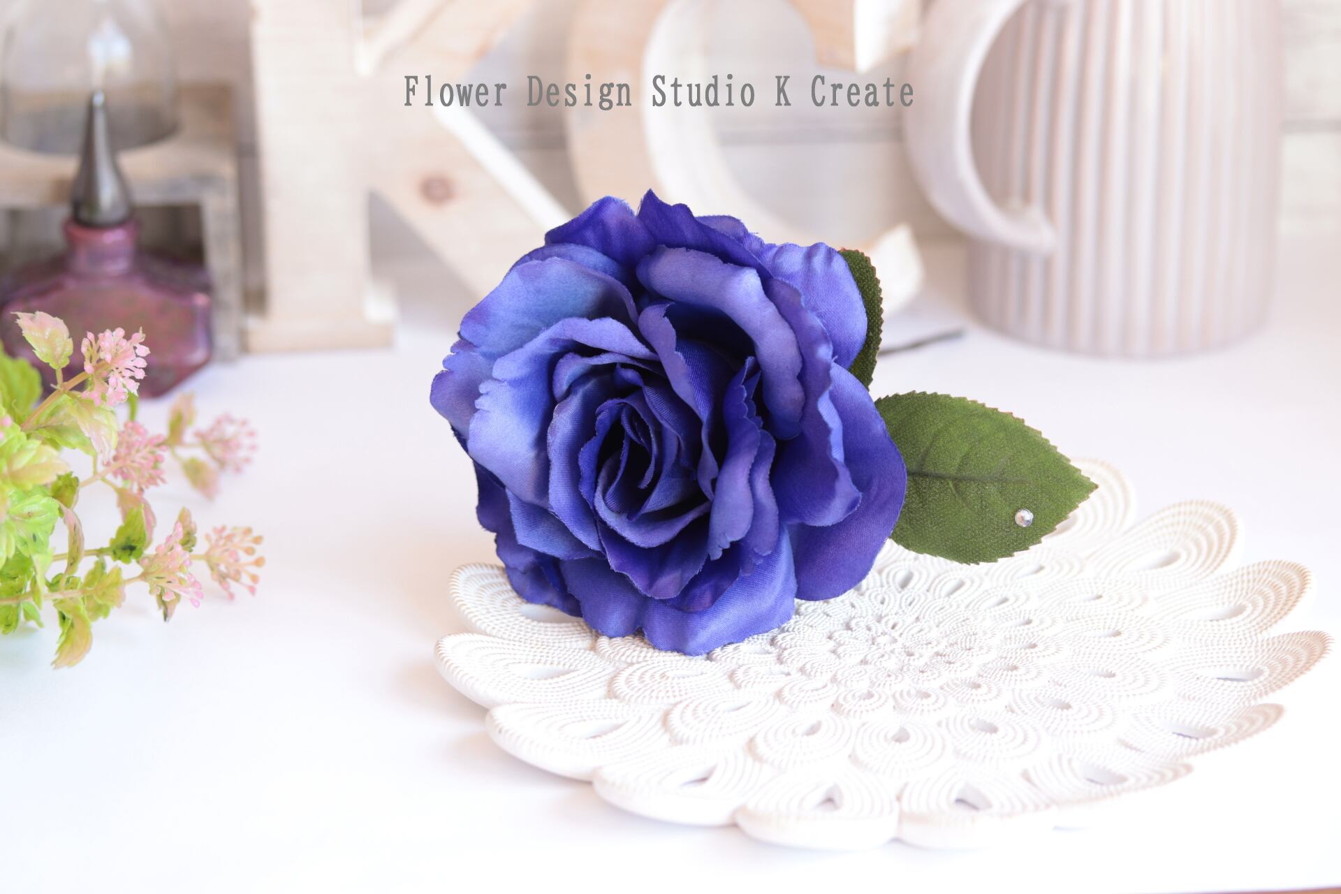 お花のシングルワイヤー/Single-Stem Flower | Flower Design Studio K